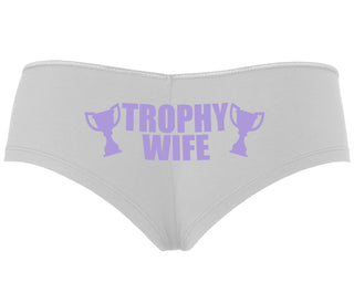 Trophy Wife Award - White Boyshort