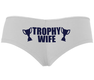 Trophy Wife Award - White Boyshort