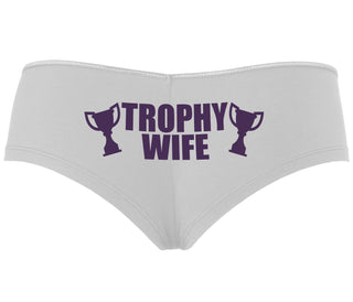 Trophy Wife Award - White Boyshort