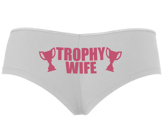 Trophy Wife Award - White Boyshort
