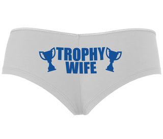 Trophy Wife Award - White Boyshort
