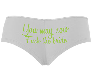 You May Now Fuck The Bride - White Boyshort
