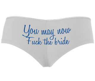 You May Now Fuck The Bride - White Boyshort