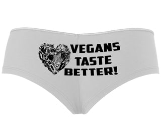 Vegans Tastes Better - White Boyshort