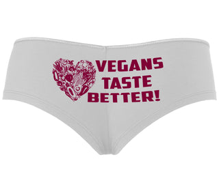 Vegans Tastes Better - White Boyshort