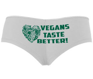 Vegans Tastes Better - White Boyshort