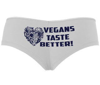 Vegans Tastes Better - White Boyshort