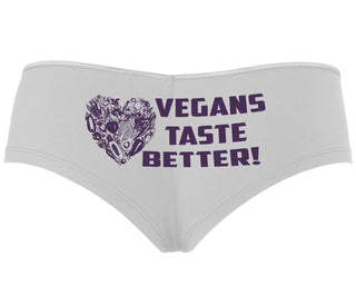 Vegans Tastes Better - White Boyshort