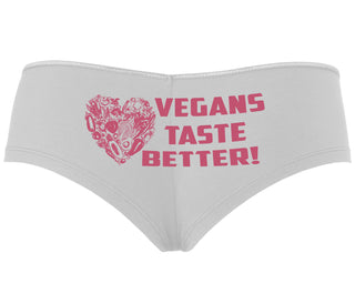 Vegans Tastes Better - White Boyshort