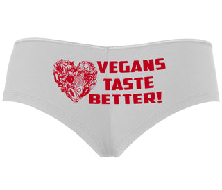 Vegans Tastes Better - White Boyshort