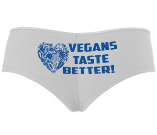 Vegans Tastes Better - White Boyshort