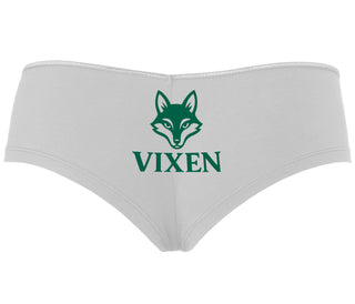 Vixen With Fox Logo - White Boyshort