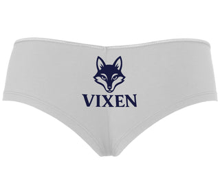 Vixen With Fox Logo - White Boyshort