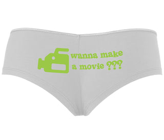 Wanna Make A Movie - White Boyshort