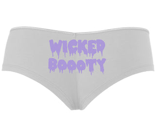 Wicked Boooty - White Boyshort