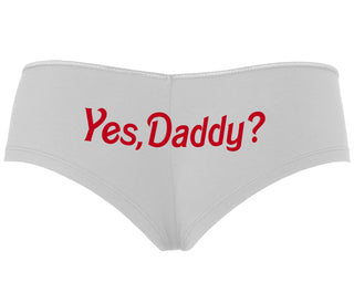 Yes Daddy ? - White Boyshort