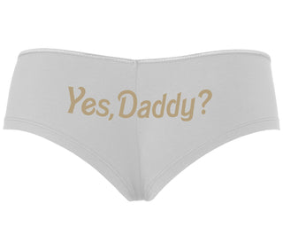 Yes Daddy ? - White Boyshort