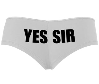 Yes Sir - White Boyshort