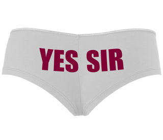 Yes Sir - White Boyshort