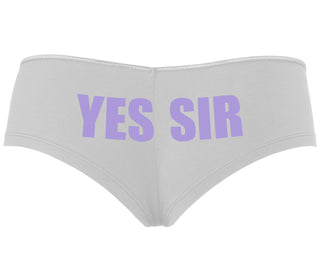 Yes Sir - White Boyshort