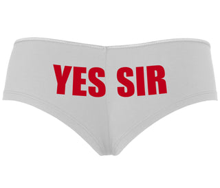 Yes Sir - White Boyshort