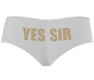 Yes Sir - White Boyshort