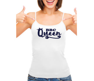 BBC Queen - White Camisole Tank Top