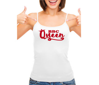 BBC Queen - White Camisole Tank Top