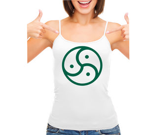 BDSM Symbol - White Camisole Tank Top