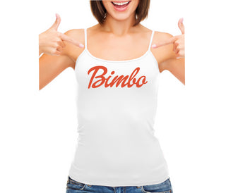 Bimbo - White Camisole Tank Top