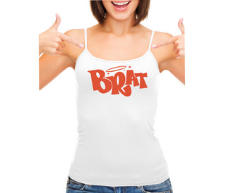 Brat - White Camisole Tank Top