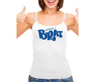 Brat - White Camisole Tank Top