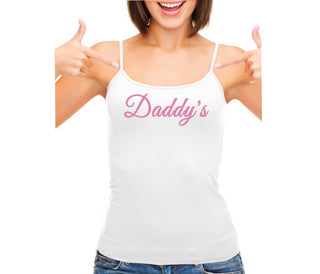 Daddy's - White Camisole Tank Top