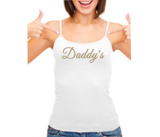 Daddy's - White Camisole Tank Top