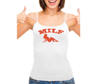 MILF - White Camisole Tank Top