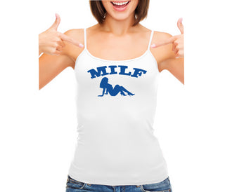 MILF - White Camisole Tank Top