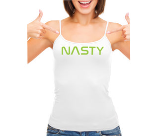 Nasty - White Camisole Tank Top