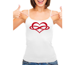 Polyamory Logo - White Camisole Tank Top