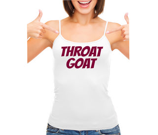 Throat Goat - Oral Expert - White Camisole Tank Top