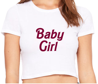 Baby Girl - White Crop Top