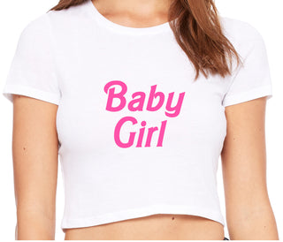 Baby Girl - White Crop Top