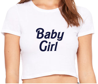 Baby Girl - White Crop Top