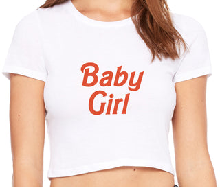 Baby Girl - White Crop Top