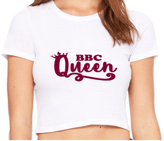 BBC Queen - White Crop Top