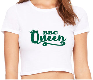 BBC Queen - White Crop Top