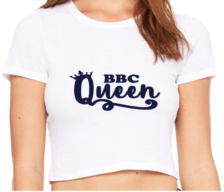 BBC Queen - White Crop Top