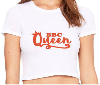 BBC Queen - White Crop Top