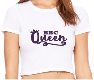 BBC Queen - White Crop Top