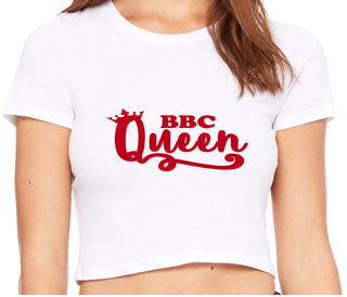BBC Queen - White Crop Top
