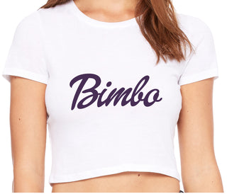Bimbo - White Crop Top